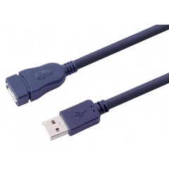 富仑USB2.0延长线(无氧铜超柔软）