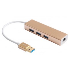 USB3.0转免驱网卡+集线器