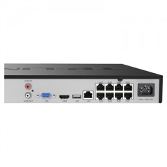 H.265 PoE网络硬盘录像机（8PoE口/16路/单盘位）  TL-NVR6108PX