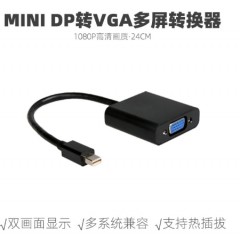 芯百联miniDP转VGA转换线0.25米